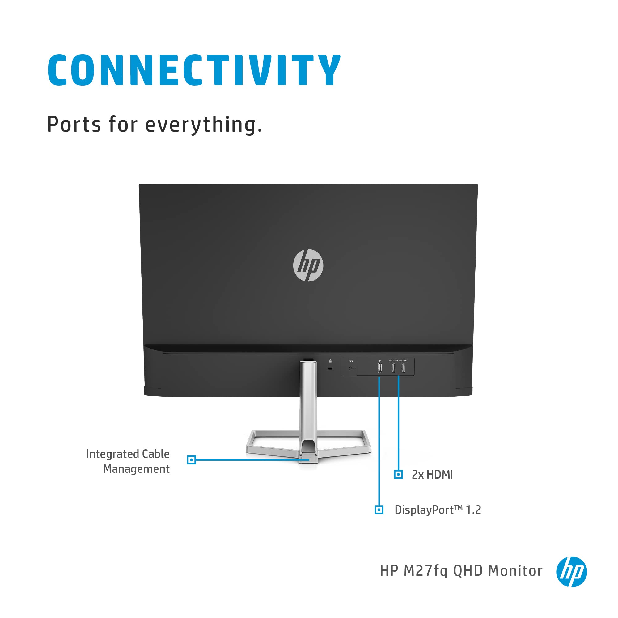 HP M27fq 27インチ QHD モニター HP M27fq - M-Series - LED monitor - 27